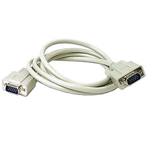 0.5m VGA Cable - Triple Shielded Short VGA / SVGA Cable