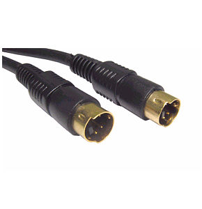 S-Video Cable 3 Metre Premium Gold Plated S-Video Lead
