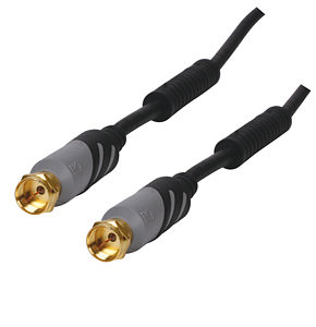 15m Satellite Dish Cable - F Type Male to Male Sky Freesat Virgin Media