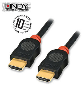 1m HDMI Cable Premium Grade HDMI CAT 2 Lindy 41171