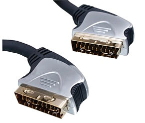 20m Round Cable Scart Lead