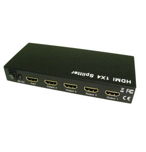 4 Port HDMI Splitter Connect HDMI to 4 Displays