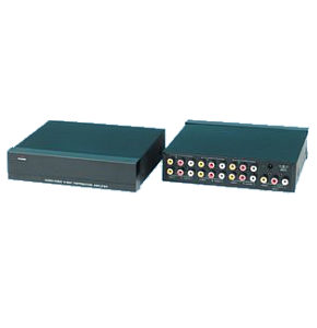 4 Way Audio Video Distribution Amplifier