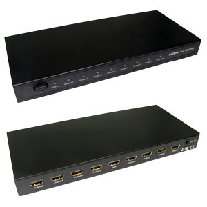 8 Port HDMI Splitter 1 in 8 out