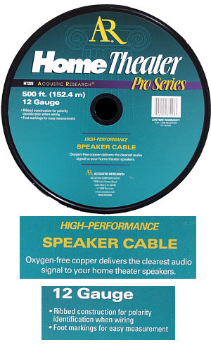 Acoustic Research HT223 12 AWG OFC Speaker Cable