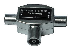 TV Aerial Splitter - Female-Male-Male