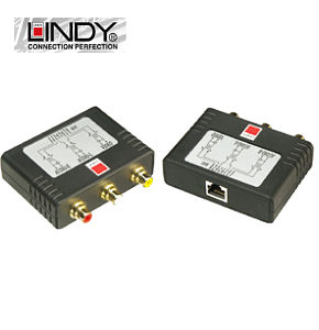 Audio Video over Cat5e / Cat6 Balun Set - For AV / CCTV Lindy 32535
