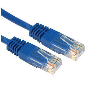 CAT6 Ethernet Cable UTP Full Copper, 0.25m, Blue