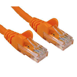 CAT6 Economy Ethernet Cable, 0.5m, Orange