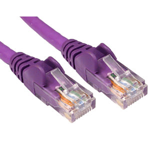 CAT6 Economy Ethernet Cable, 1m, Violet