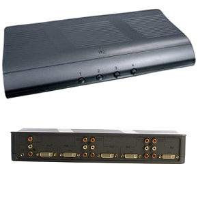 DVI Switch 4 Way With Audio