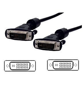 DVI Lead 1.8m Dual Link DVI-I Cable