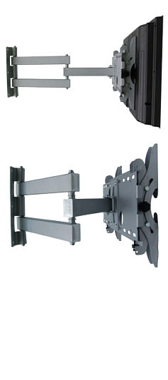 Ergomounts EMZ415-PLUS-EMZ400 Tilting LCD TV wall mount arm for screens from 26" to 36" with mounting up to VESA 400 x 200.