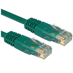 CAT5e Ethernet Cable UTP Full Copper, 0.25m, Green