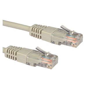 CAT5e Ethernet Cable UTP Full Copper, 0.25m, Grey