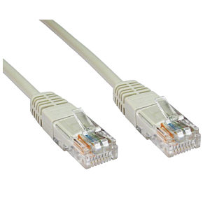 CAT6 Ethernet Cable UTP Full Copper, 8m, Grey