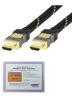 Cat 2 High Speed HDMI Cable 0.7m by Konig HDMI 1.3c