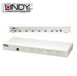 HDMI Matrix Switch 4 Input 4 Output 4x4 Matrix 1080p - Lindy 32595