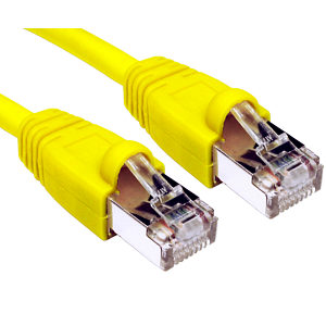 Snagless Shielded CAT6 Patch Cable, 10m, Yellow