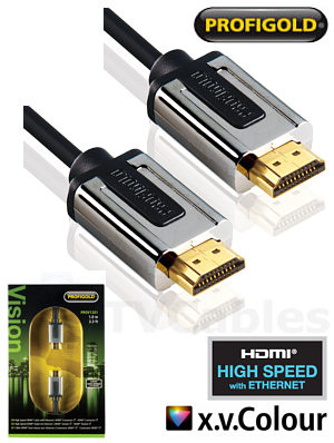 Profigold PROL1202 2m LED TV HDMI Cable High Speed with Ethernet