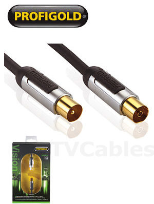 Profigold PROV8703 3m TV Aerial Extension Cable Male to Female