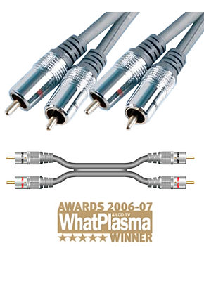 Stereo Audio Cable 1m Techlink 680031