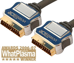 Techlink 680183 3m Scart Lead Gold Plated OFC Wires CR Range