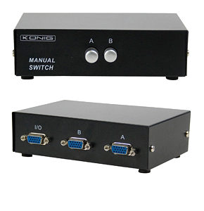 VGA Switch 2 Port Manual Switch