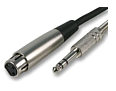 10m XLR Socket to 1/4