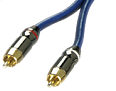 15m Stereo Audio Phono Cable - 2x Phono Premium Gold Lindy