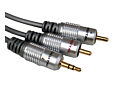 20m 3.5mm Jack to 2x Phono Cable OFC
