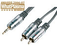 3.5mm Jack to Phono Cable 3m Techlink 680023