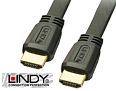 Lindy 3m Flat HDMI Cable - Gold Plated - 41183