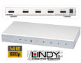 HDMI Splitter 4 Port HD Ready Full HD to 1080p Lindy 32588