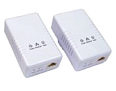 200Mbps Mini Ethernet Home Plug Twin Pack