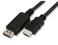 DisplayPort to HDMI Cable Premium Display Port HDMI Cable 1.8m