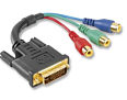 DVI to Component RGB Adapter - DVI to Phono Socket