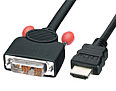 0.5m HDMI to DVI Cable - Lindy Premium Grade
