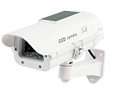 Konig Dummy CCTV Camera Outdoor White Solar Powered