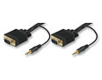 Laptop to TV Lead 2m - VGA with Audio Cable