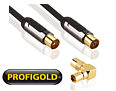 Profigold PROL8703 3m Right Angle Aerial Cable LED TV Range