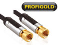 Profigold PROV9001 Sky HD Satellite Dish Freesat F Plug to F Plug Cable 1m