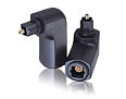 Right Angle TOSLink Optical Adapter 90 Degree