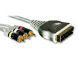 Philips 3x Phono to Scart Cable 3m - Stereo Audio & Video