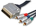 Scart to Component Cable 2m