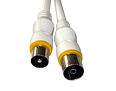 Techlink 643110 1.5m White TV Aerial Cable