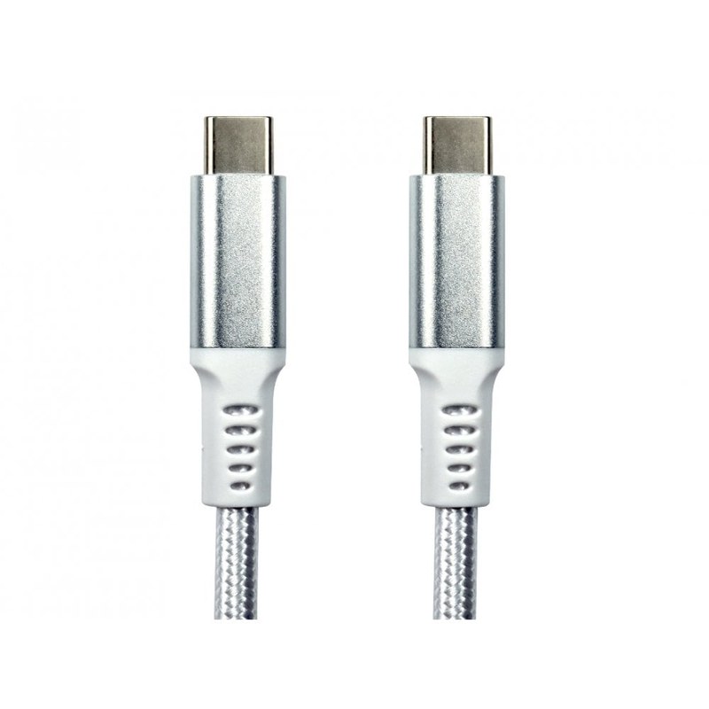 1.8m USB-C Cable 100W PD Braided White
