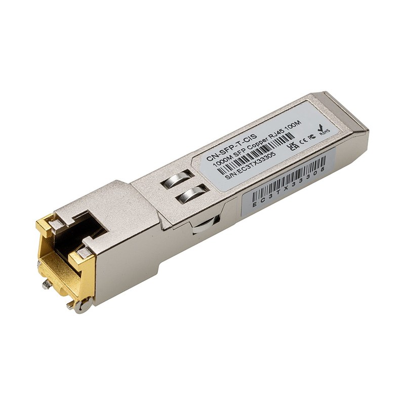 1000BASE-T SFP RJ45 Copper Module 100m