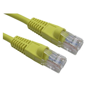 Snagless CAT6 Low Smoke LSZH Patch Cable, 10m, Yellow