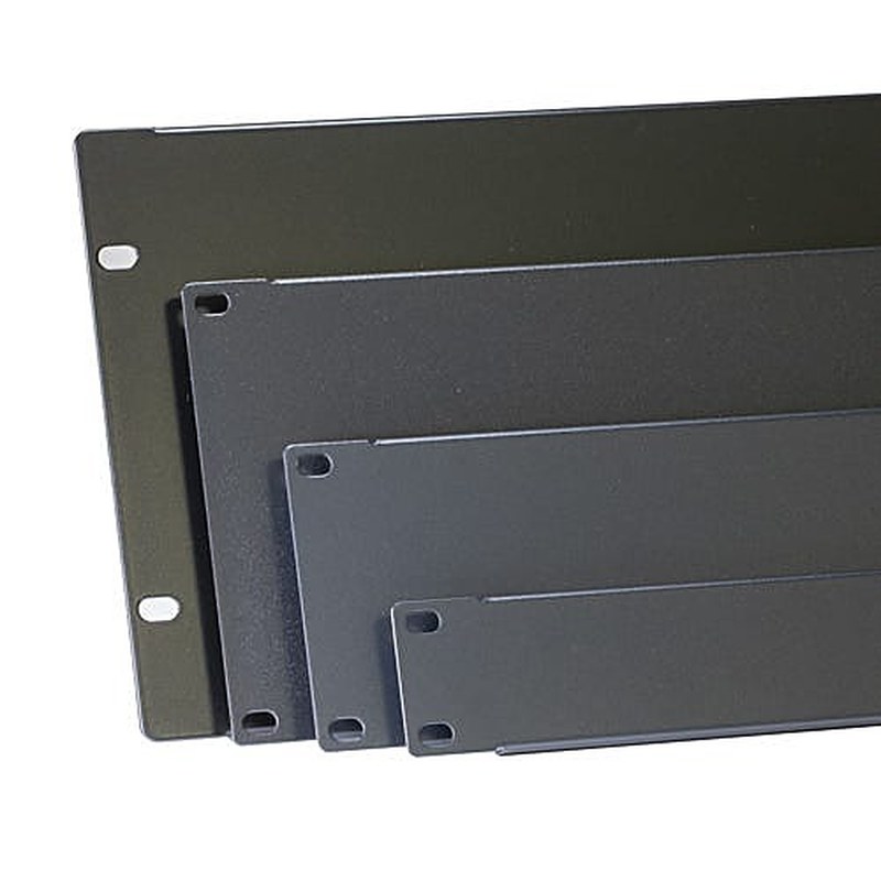 19 Inch Blanking Panel Black Screw Fixing